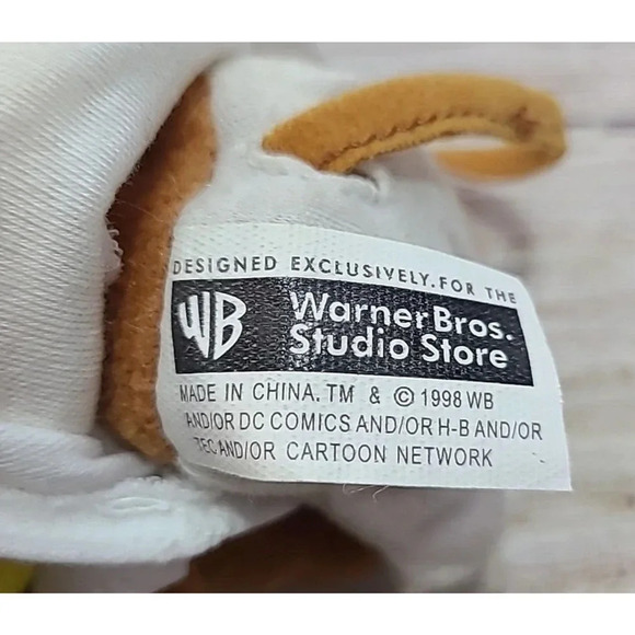 Vintage Warner Bros Plush Speedy Gonzalez Mouse Stuffed Animal Brown 9" 1998 - Picture 7 of 7